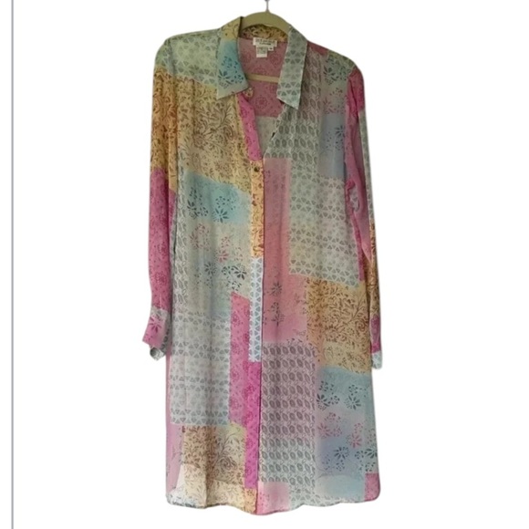 Multicolor Patchwork Pantsuit - Picture 9 of 11